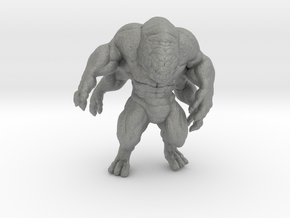 Brute 4 arms DnD miniature for games and rpg in Gray PA12