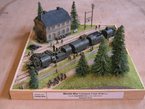 1/144th scale Armoured Steam Locomotive in Smooth Fine Detail Plastic