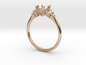 Classic Solitaire 28 NO STONES SUPPLIED in 14k Rose Gold
