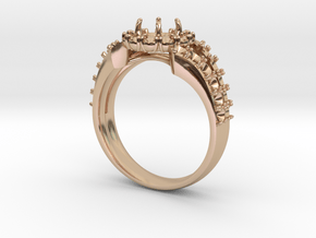 Grace collection 16 NO STONES SUPPLIED in 14k Rose Gold