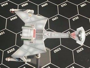 3125 Scale Klingon C7K Heavy Battlecruiser WEM in Tan Fine Detail Plastic