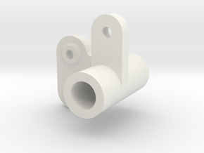 F28 Servo horn small holes in White Natural Versatile Plastic