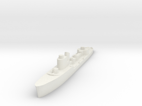 Italian Pleiadi torpedo boat 1:2400 WW2 in White Natural Versatile Plastic