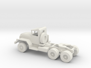 1/87 Scale M52 5 ton Tractor in White Natural Versatile Plastic