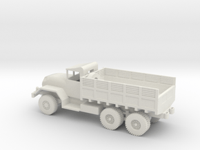 1/87 Scale M54 5 ton 6x6 Truck in White Natural Versatile Plastic