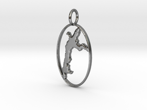 Pendentif Ils-aux-Moines in Polished Silver