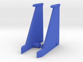 Seeker Tail Fins in Blue Processed Versatile Plastic