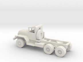 1/87 Scale M58 5 ton 6x6 Chassis in White Natural Versatile Plastic