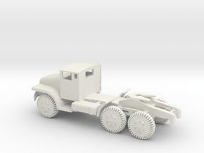 1/72 Scale M221 Tractor M135 Series in White Natural Versatile Plastic
