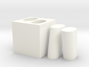 X CUBE - Executive Fidget Desk Toy. in White Processed Versatile Plastic