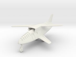 (1:144) Messerschmitt 'Courier' in White Natural Versatile Plastic