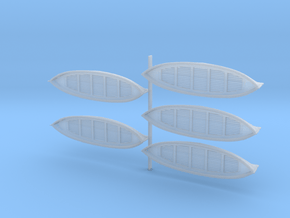 1-144th Scale 30 ft Lifeboats in Tan Fine Detail Plastic
