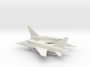 North American F-107A Ultra Sabre in White Natural Versatile Plastic: 6mm