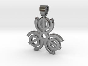 All in one [pendant] in Polished Silver