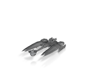 Klingon MagTil Class T10  AssaultCruiser in Tan Fine Detail Plastic