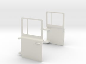 Mack-shell4 Doors in White Natural Versatile Plastic