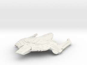 Federation Scarab Class ScoutDestroyer in White Natural Versatile Plastic