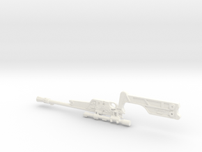 PRHI Star Wars Solo DL-44 Carbine Blaster 6" Scale in White Processed Versatile Plastic