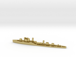 Soviet V’yuga guard ship 1:1800 WW2 in Natural Brass