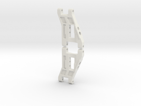 RC10 Worlds Front Suspension Arms (Pair) in White Natural Versatile Plastic