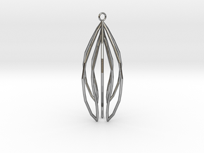 New Art Pendant in Polished Silver