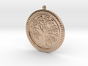 Tree of Life Pendant KTPF01 by KTkaRAJ in 14k Rose Gold Plated Brass