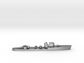 Italian Lupo torpedo boat 1:3000 WW2 in Natural Silver