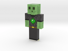SlimeChunk | Minecraft toy in Natural Full Color Sandstone