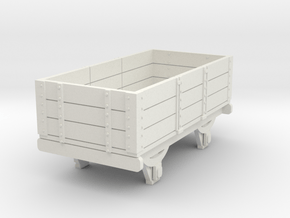 0-re-87-eskdale-3-plank-wagon in White Natural Versatile Plastic