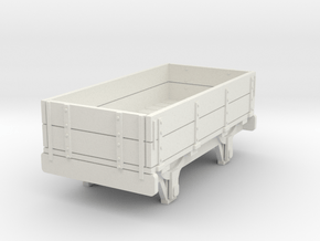 0-re-87-eskdale-2-plank-wagon in White Natural Versatile Plastic