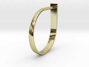 Ring Eye 05 in 18k Gold Plated Brass