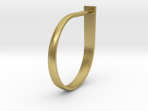 Ring Eye 05 in Natural Brass