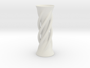 Vase 735 in White Natural Versatile Plastic