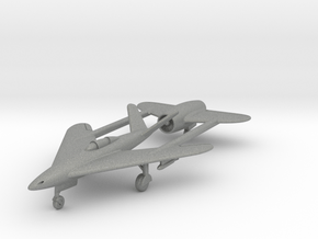 (1:144) DVL Composite Jet fighter (Twin boom) in Gray PA12