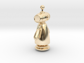 Robot-Type-3 v16 - With secret compartment in 14K Yellow Gold