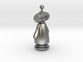 Robot-Type-3 v16 - With secret compartment in Natural Silver