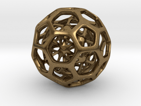 Little Hedron in Natural Bronze