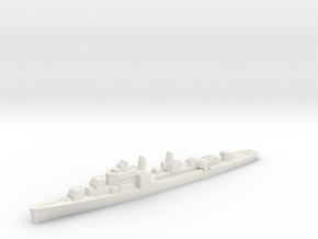 USS Gwin destroyer ml 1:3000 WW2 in White Natural Versatile Plastic
