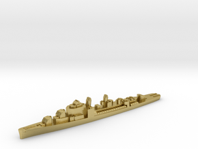 USS Gwin destroyer ml 1:3000 WW2 in Natural Brass