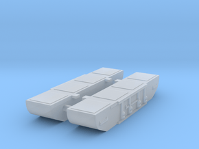 Covenanter pontoons 1:120 in Smooth Fine Detail Plastic