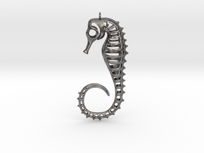 Seahorse in Polished Nickel Steel