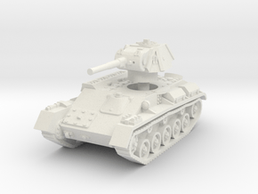 T-70 Light Tank 1/76 in White Natural Versatile Plastic