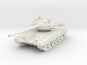 T-72 A 1/87 in White Natural Versatile Plastic