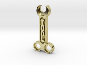TOOL Pendant in 18k Gold Plated Brass