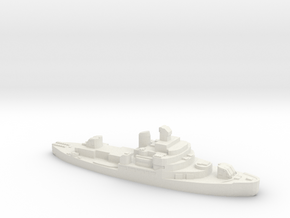 USCGC Eastwind icebreaker 1:1800 WW2 in White Natural Versatile Plastic