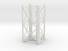 Grain Leg/Tower 20ft Section in White Natural Versatile Plastic: 1:64 - S