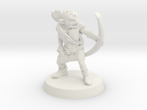 Goblin Archer in White Natural Versatile Plastic