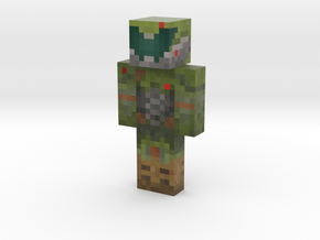 Doomguy | Minecraft toy in Natural Full Color Sandstone