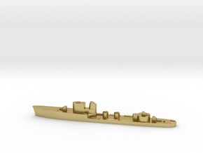 Italian Pallade torpedo boat 1:3000 WW2 in Natural Brass