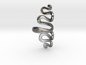 Black Mamba Ring in Polished Silver: 5 / 49